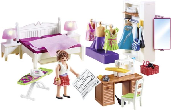 Playmobil Υπνοδωμάτιο με ατελιέ ραπτικής (70208)