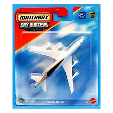 Mattel Αεροσκάφος Boeing 747-400 UPS Μεταλλικό | Matchbox Sky Busters – JDJ05