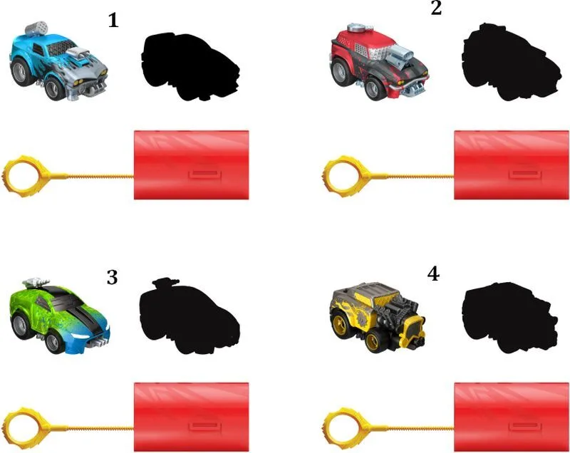Boom City Racers S1 Double Pack-4 Σχέδια (BMC04000) - φωτογραφία 2