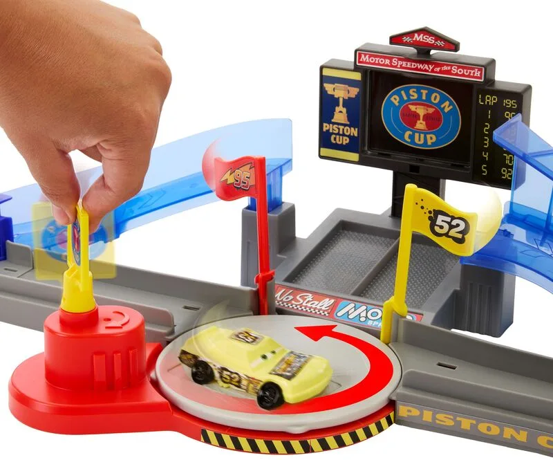 Mattel Cars Μεγάλη Πίστα Αγώνων Piston Cup Για Κόλπα - JHL42 - φωτογραφία 4
