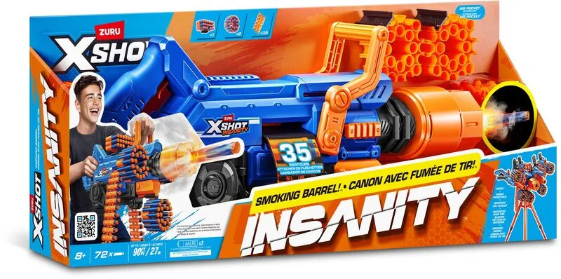 Zuru X-Shot Insanity Smoking Barrel Series 1 (36823) - φωτογραφία 2