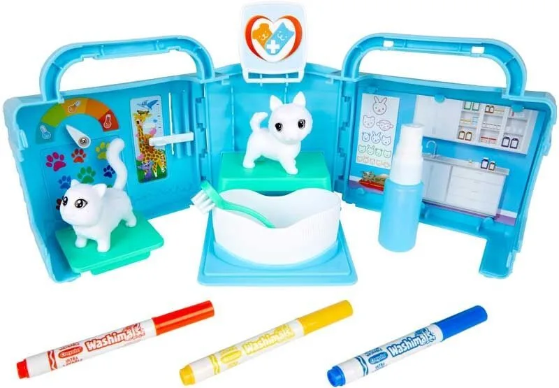 Crayola Washimals Σετ Κτηνιατρική Κλινική (74-7268-E-000) - φωτογραφία 2