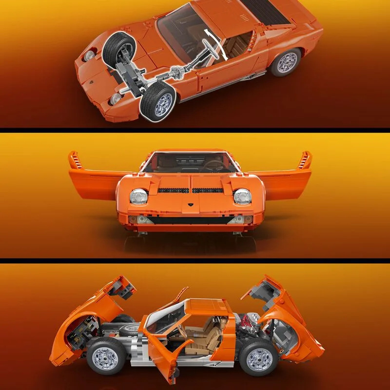 Brick Shop Hot Wheels Premium Series-Lamborghini '71 Miura P400 SV (JHF61) - φωτογραφία 6