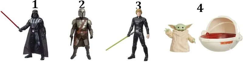 Star Wars Hero Figures-4 Σχέδια (SWE80635) - φωτογραφία 2