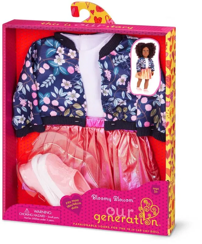 Our Generation Ενδυμασία Floral Jacket With Skirt (BD30533Z) - φωτογραφία 2