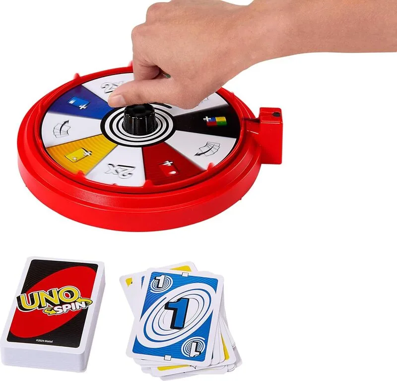 Mattel Επιτραπέζιο Παιχνίδι Uno Spin - JGR00 - φωτογραφία 4