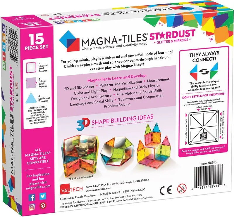 Magna-Tiles Stardust Set-15 Τμχ (18915) - φωτογραφία 5