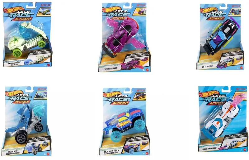 Hot Wheels Αυτοκινητάκια Ώρα Για Αγώνα 1:32-6 Σχέδια (JJX15) - φωτογραφία 3