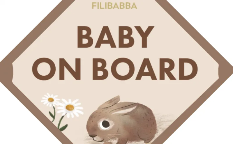 Filibabba αυτοκόλλητο αυτοκινήτου Baby On Board