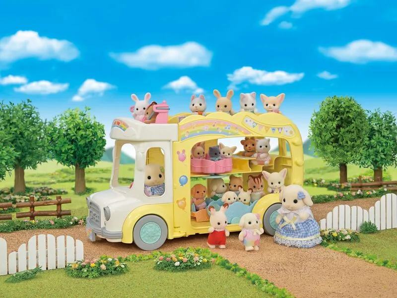 Sylvanian Families Σχολικό Λεωφορείο Ουράνιο Τόξο (5744) - φωτογραφία 3