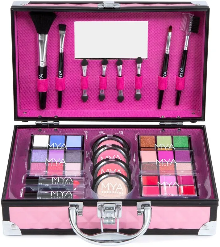 MYA Βαλιτσάκι Make Up Pink & Black Case (410034)