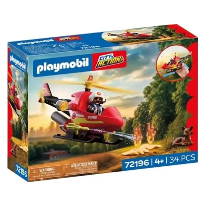 Playmobil City Action Ελικόπτερο Πυροσβεστικής - 72196