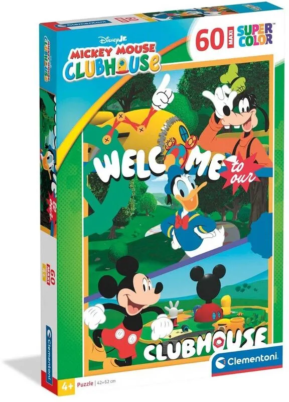 As Company Παζλ 60pcs Maxi Supercolor Mickey Mouse Clubhouse - 1200-26316