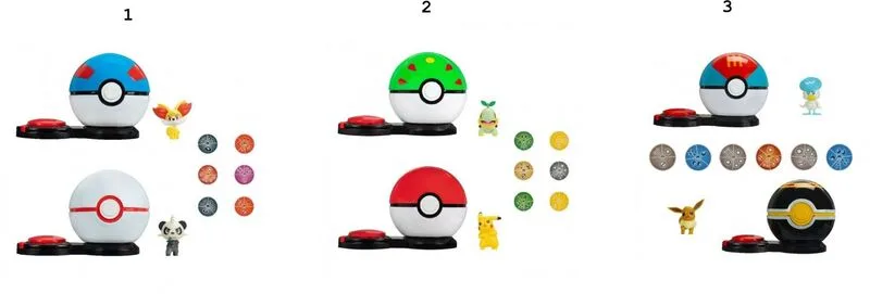 Pokemon Σετ Μάχης 2Τμχ W5-3 Σχέδια (JW002474-W5) - φωτογραφία 2