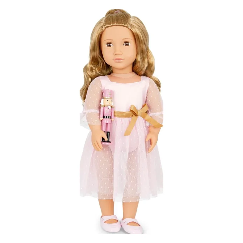 Our Generation Κούκλα Natasha With Pink Dress & Nutcracker (BD31458Z)