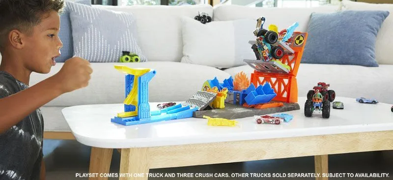 Hot Wheels Monster Trucks Σετ Σούπερ Εκρήξεις & Συγκρούσεις (HFB12) - φωτογραφία 4