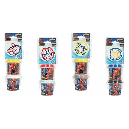 As Company Πλαστελίνη 2 Βαζάκια Με 2 Cutters Marvel Spiderman - 1045-03607