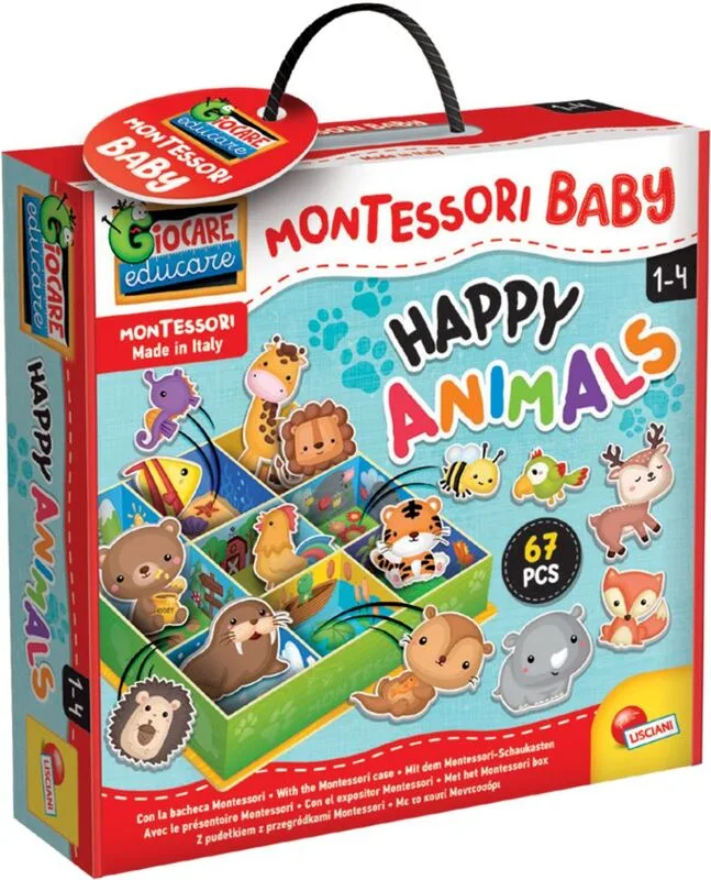 Montessori Baby-Bacheca Happy Animals (92772)