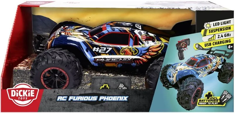 Dickie Τηλεκατευθυνόμενο Furious Phoenix 40cm RTR 1:10 (201108003) - φωτογραφία 2