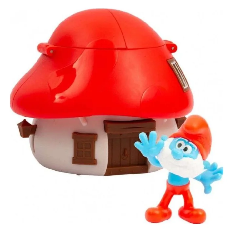 Giochi Preziosi Smurfs Σπιτάκι Μανιτάρι Έκπληξη με Κονφετί PUF38000 - φωτογραφία 4