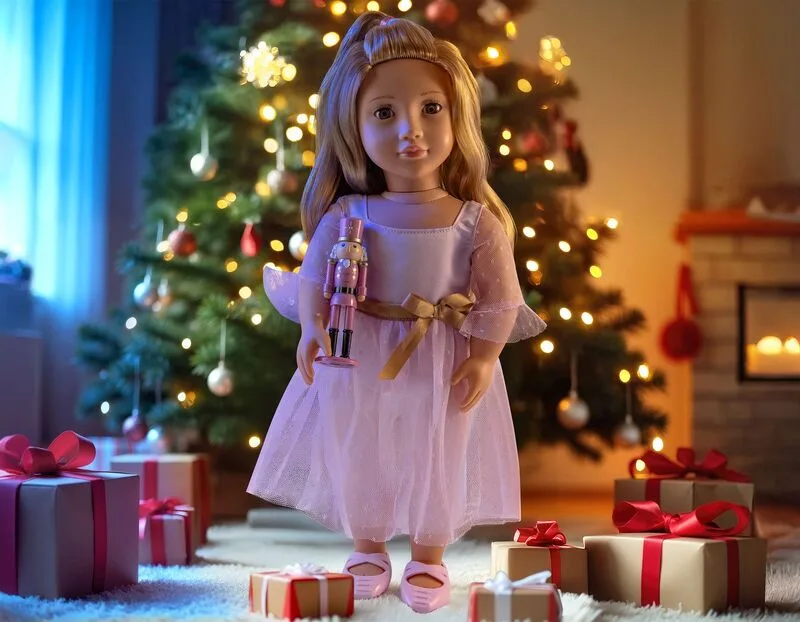 Our Generation Κούκλα Natasha With Pink Dress & Nutcracker (BD31458Z) - φωτογραφία 6