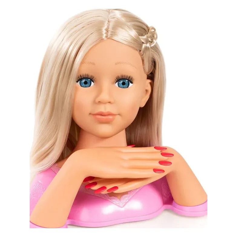 Bayer Super Model Κεφάλι Ομορφιάς & Αξεσουάρ Magic Nails Charlene (90090AA)