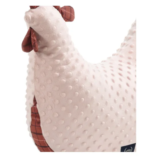 Plaid Kura Moo Meadow- Powder Pink