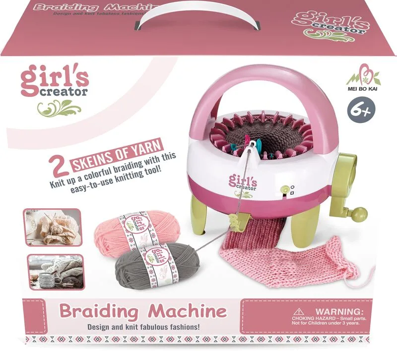 BW Girl's Creator Μηχάνημα Πλεξίματος & Νήμα 2Τμχ. (MBK-288K) - φωτογραφία 2