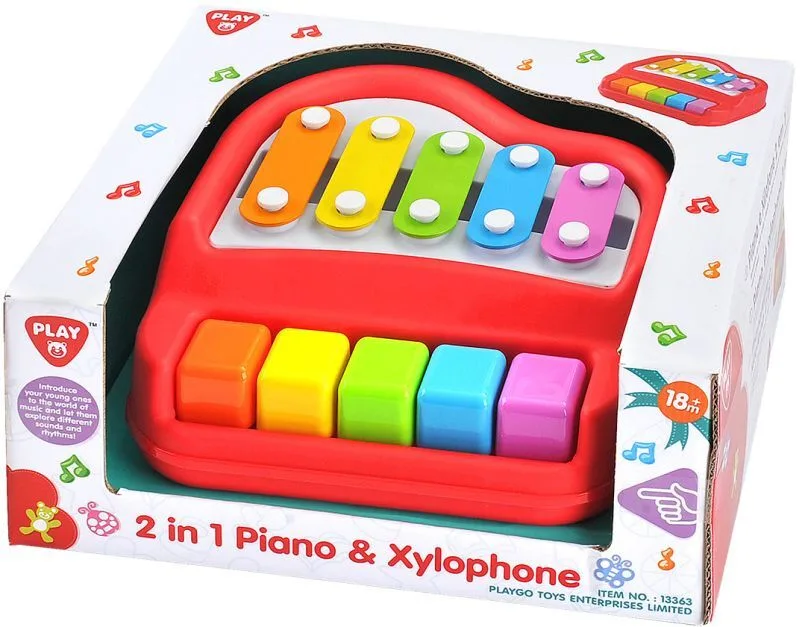 Playgo Πιάνο & Ξυλόφωνο 2 In 1 (13363) - φωτογραφία 2
