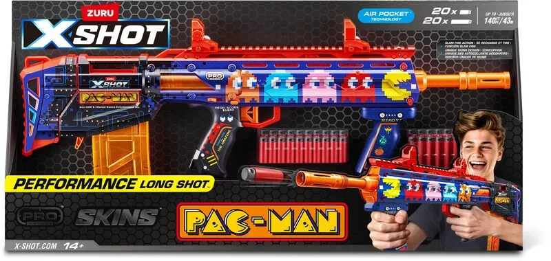 Zuru X-Shot Pro Skins Sinister 40 Darts Pac-Man (36812-LK)