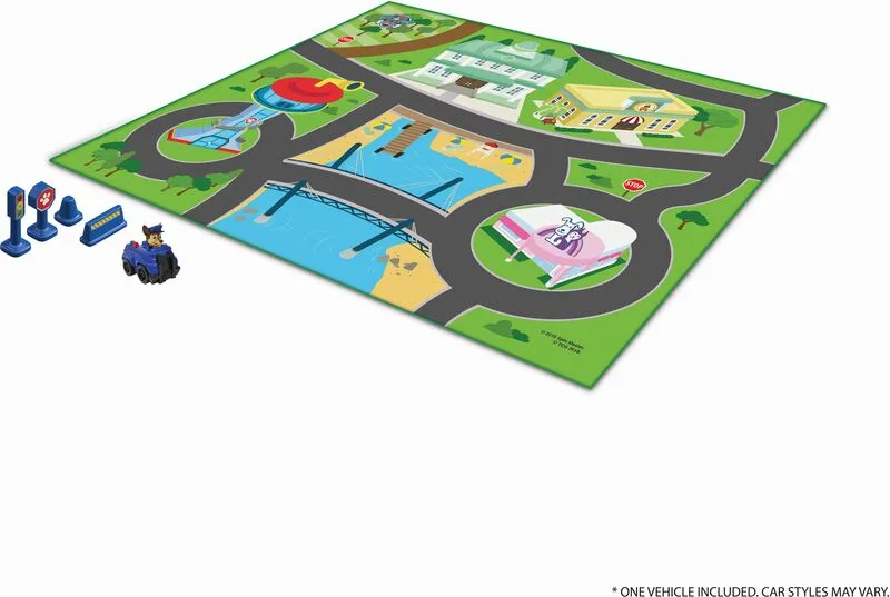 Paw Patrol Megamat Χαλάκι Deluxe Αφρώδες Με Όχημα Paw Patrol (MEP01000)