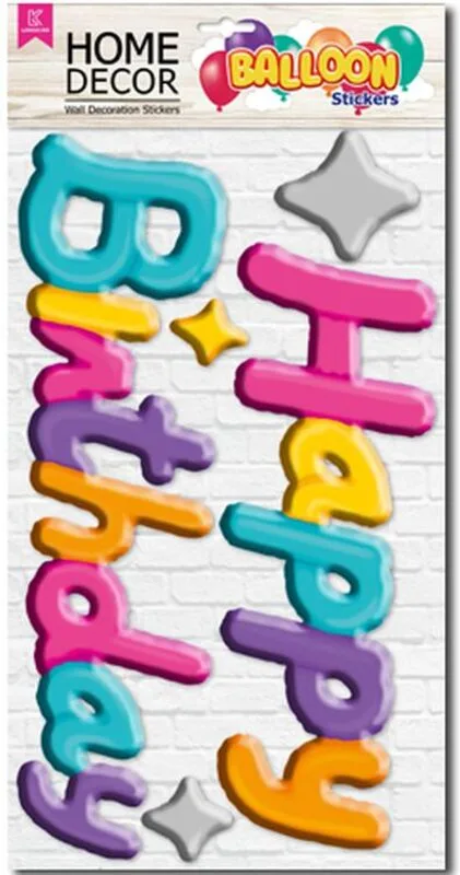 LKing Sticker RD Pop-Up Happy Birthday (PLA3104V)