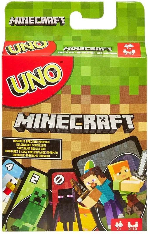 Mattel Επιτραπέζιο Παιχνίδι Uno Minecraft - FPD61