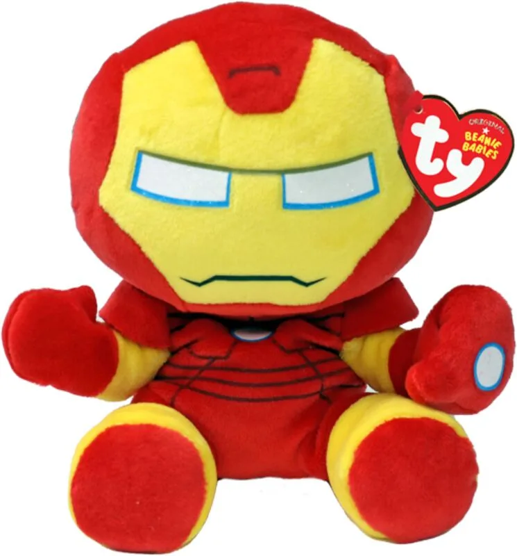 As Company Χνουδωτό Λούτρινο Ty Floppy Iron Man 15εκ. - 1607-44005