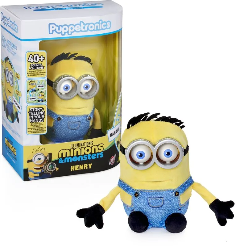 Wow διαδραστικό λούτρινο Minions Henry 21 εκ. (MIN-1050)