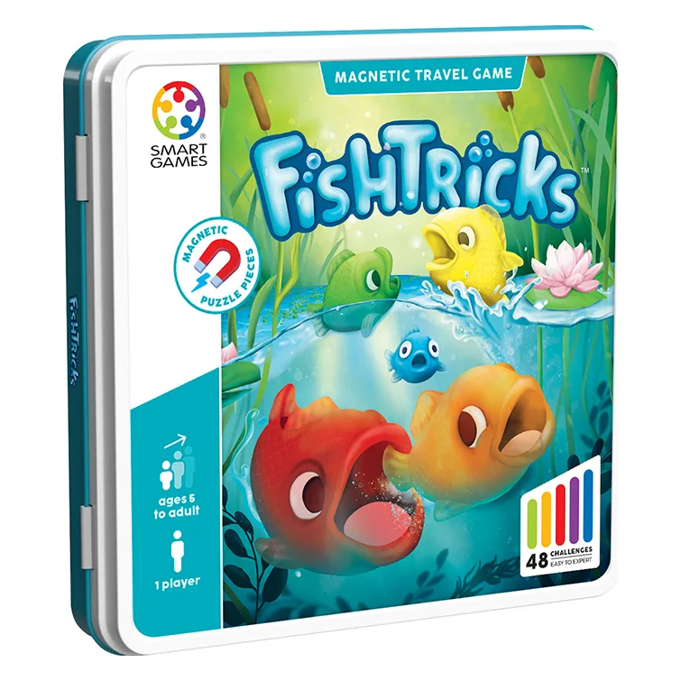 Smartgames επιτραπέζιο μαγνητικό παιχνίδι “FishTricks“ (48 challenges)