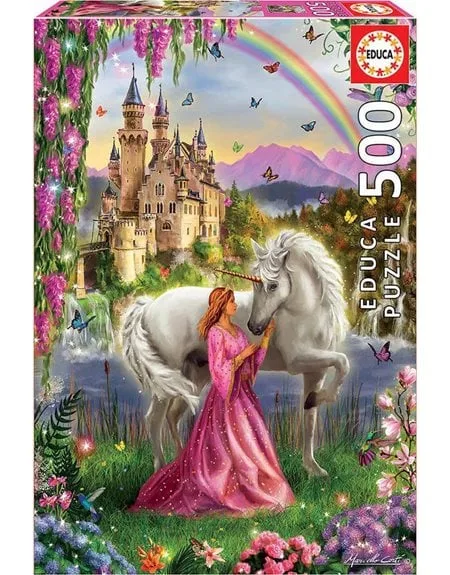 Παζλ Educa Fairy And Unicorn 500pcs - 17985