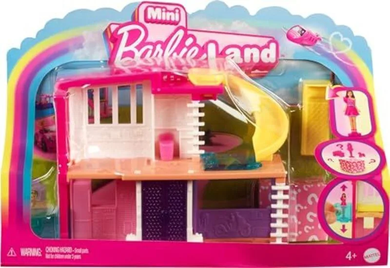 Barbie Mini Barbieland-Σπίτια-3 Σχέδια (HYF44)