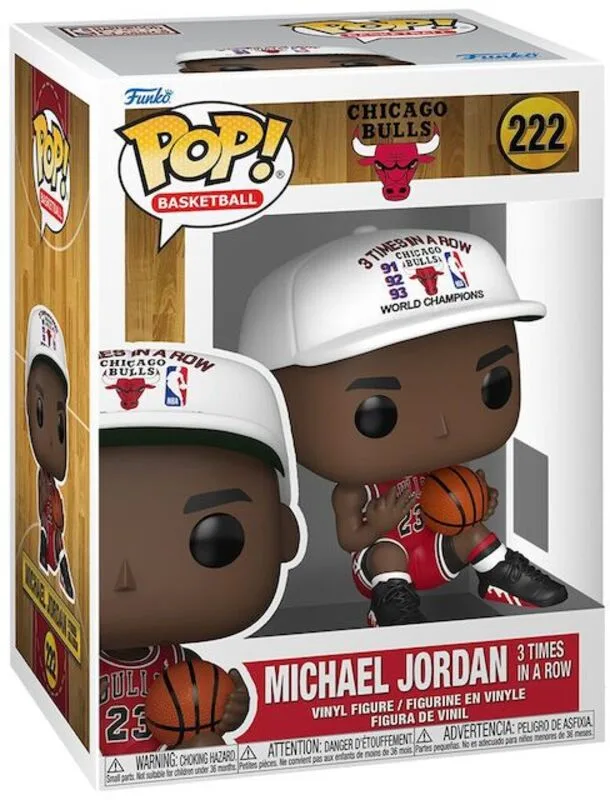POP!#222 Φιγούρα Michael Jordan 3 Times In A Row-Bulls NBA (109608) - φωτογραφία 2