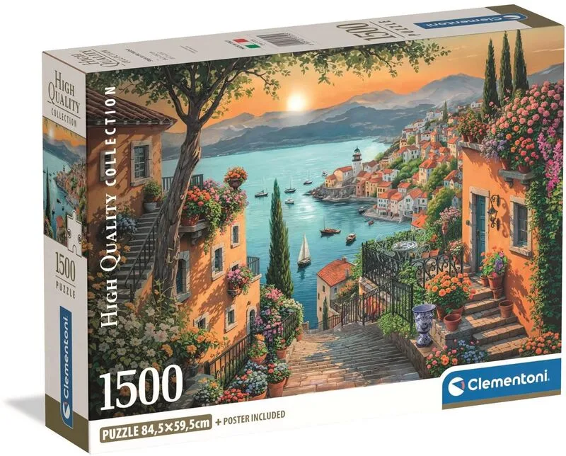 Clementoni Παζλ 1500 H.Q.Ο Δρόμος Προς Το Λιμάνι (1220-31729)