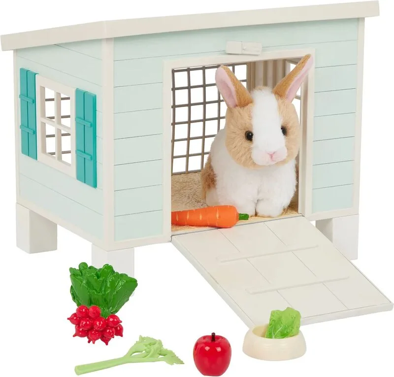 Our Generation Σετ Rubbit Hutch With Pet & Accessories (BD35413Z)