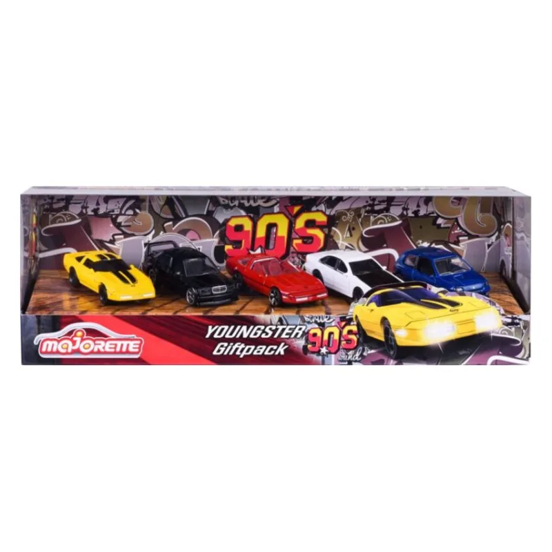Majorette D/C Giftpack Youngster 90s Σετ 5 Οχήματα 7.5cm (212052021) - φωτογραφία 2
