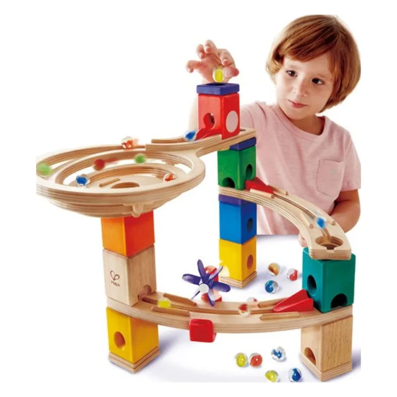 Hape Quadrilla Marble Run Ξύλινο Race To The Finish-58Τμχ (E6021A) - φωτογραφία 5