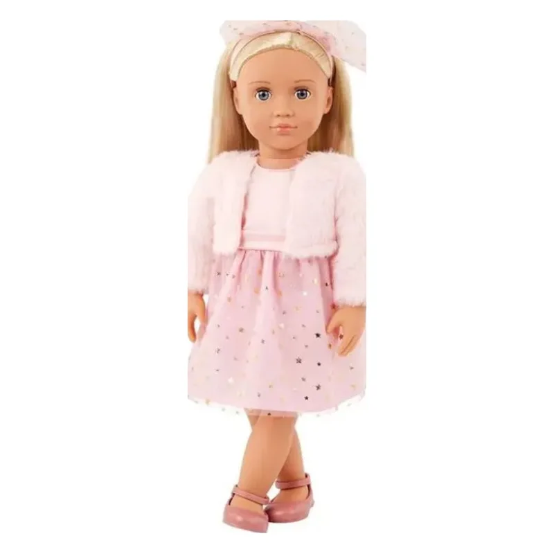 Our Generation Κούκλα Miranda With Pink Holiday Dress (BD31581Z)