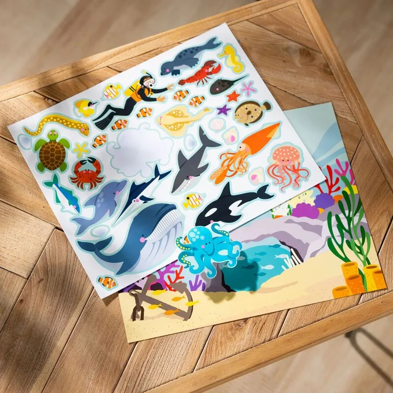 Melissa & Doug Επαναχρησιμοποιούμενα Αυτοκόλλητα-3 Σχέδια (6075360) - φωτογραφία 6