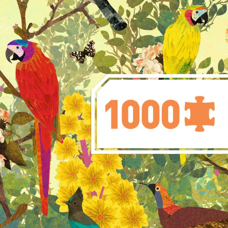 Djeco παζλ 1000τεμ. “Γαλήνια πουλιά“ - φωτογραφία 3