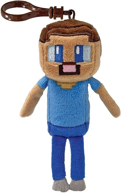 Λούτρινο Beanie Babies Κλιπ Minecraft-Steve 8,5cm (1607-34022)