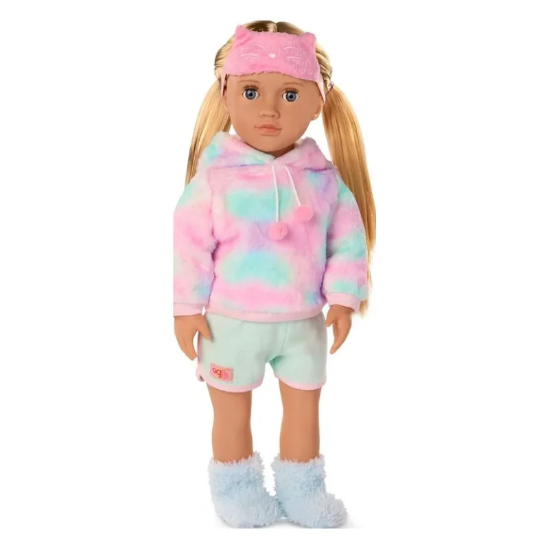 Our Generation Κούκλα Mandy With Cat Pijama (BD31592Z)
