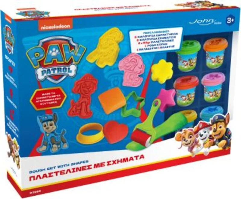 Paw Patrol Σετ Πλαστελίνης Με Σχήματα (03984PM)