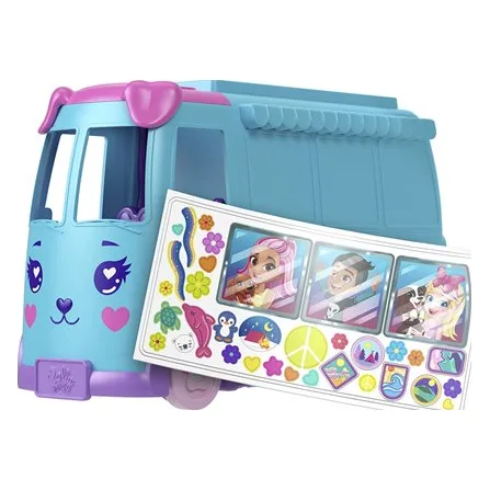 Mattel Polly Pocket Mini Micro Pet Van - JCC22
